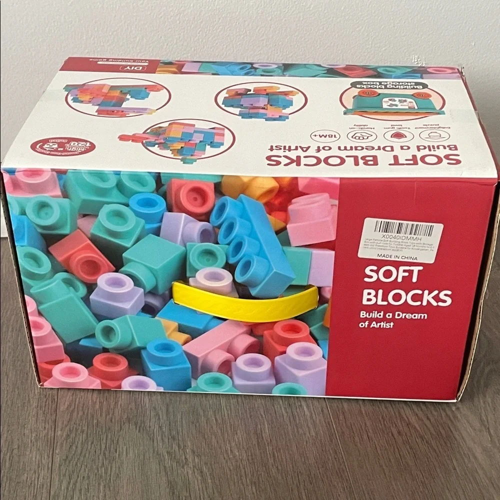 Soft Blocks Building Set for Kids - Multicolor